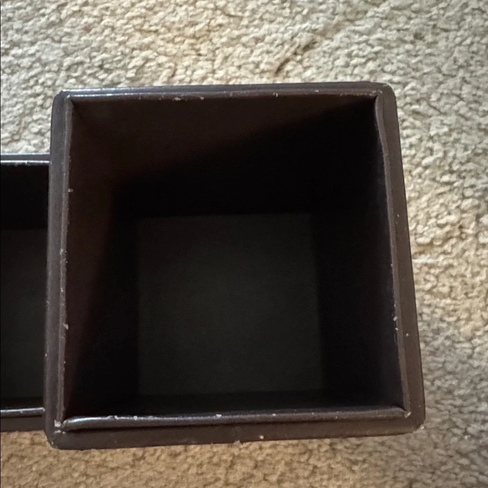 Woven Tan Storage Boxes set from Restoration hardware (tall, medium and short)